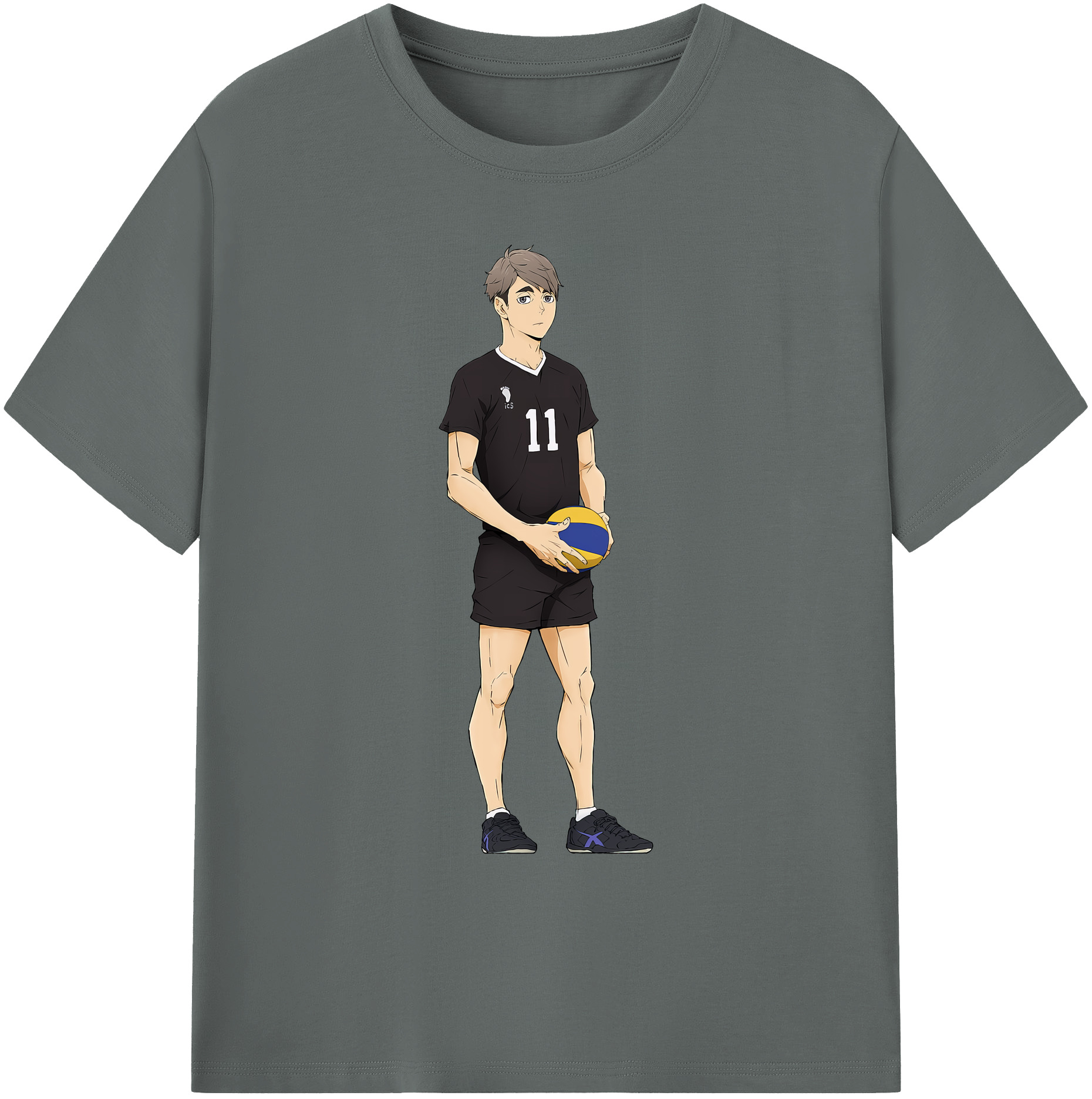 （画像用） ハイキュー!! Haikyu!! 綿100％ メンズ半袖Tシャツ｜肌触りやわらか＆通気性